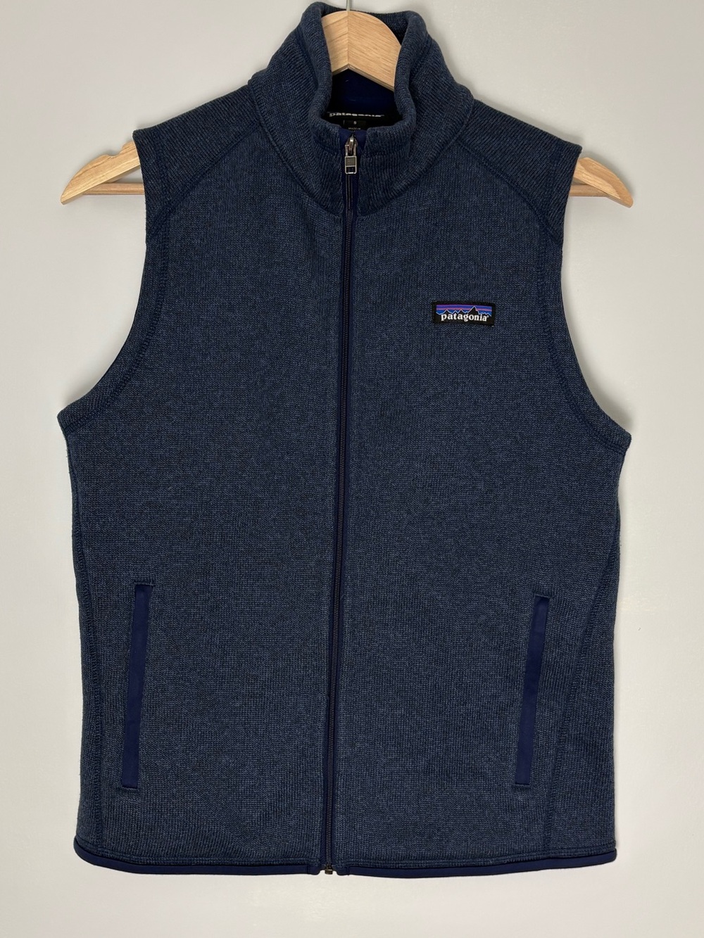 Patagonia Better Sweater Vest Women’s Small S Blue Full Zip Fleece Outdoor